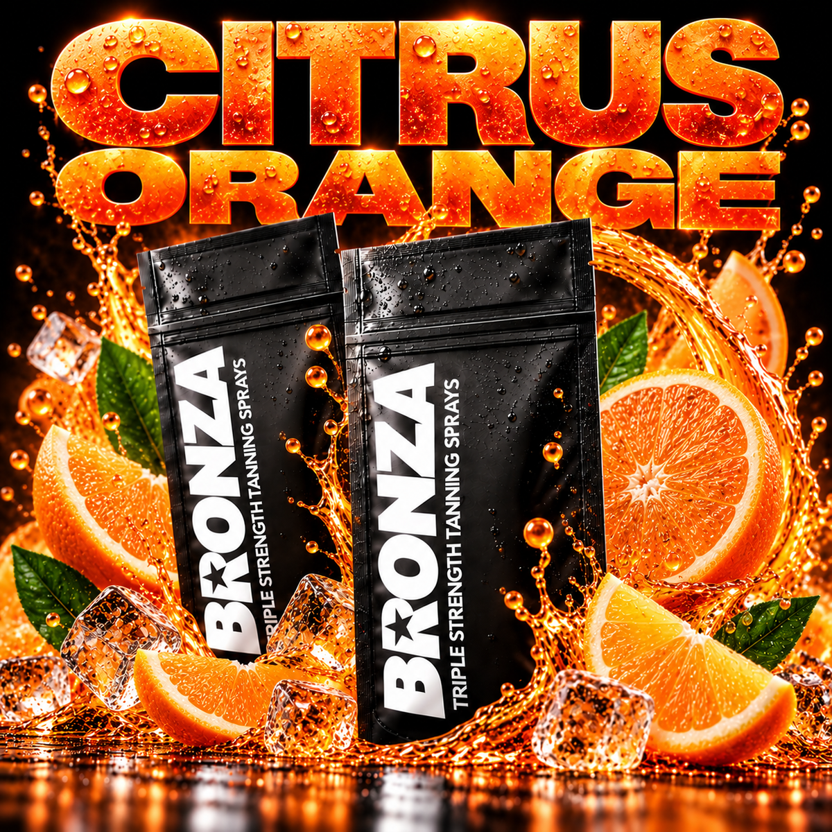 2 Flavoured Triple Strength Bronza Sprays