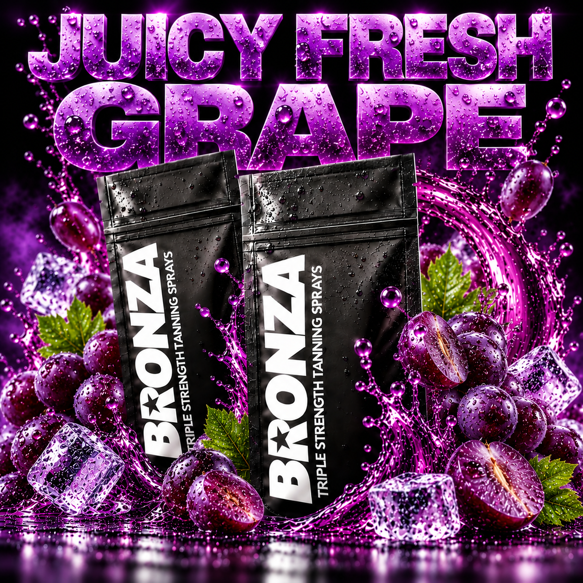 2 Flavoured Triple Strength Bronza Sprays