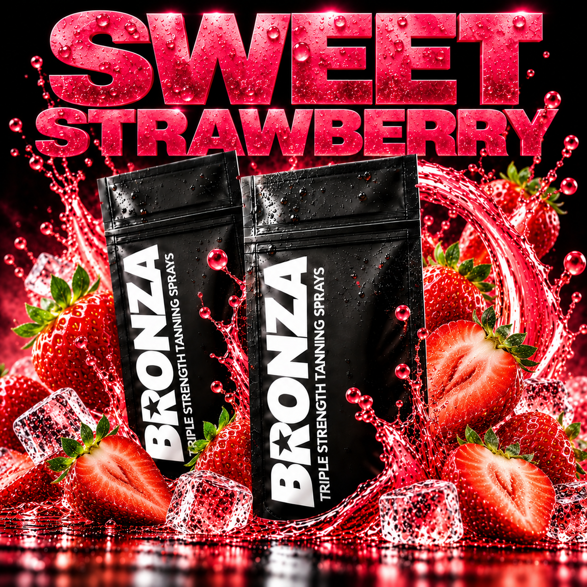 2 Flavoured Triple Strength Bronza Sprays