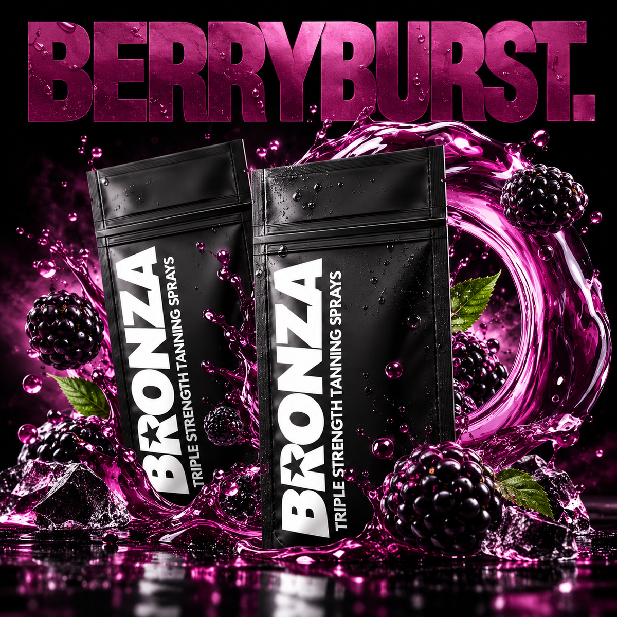 2 Flavoured Triple Strength Bronza Sprays