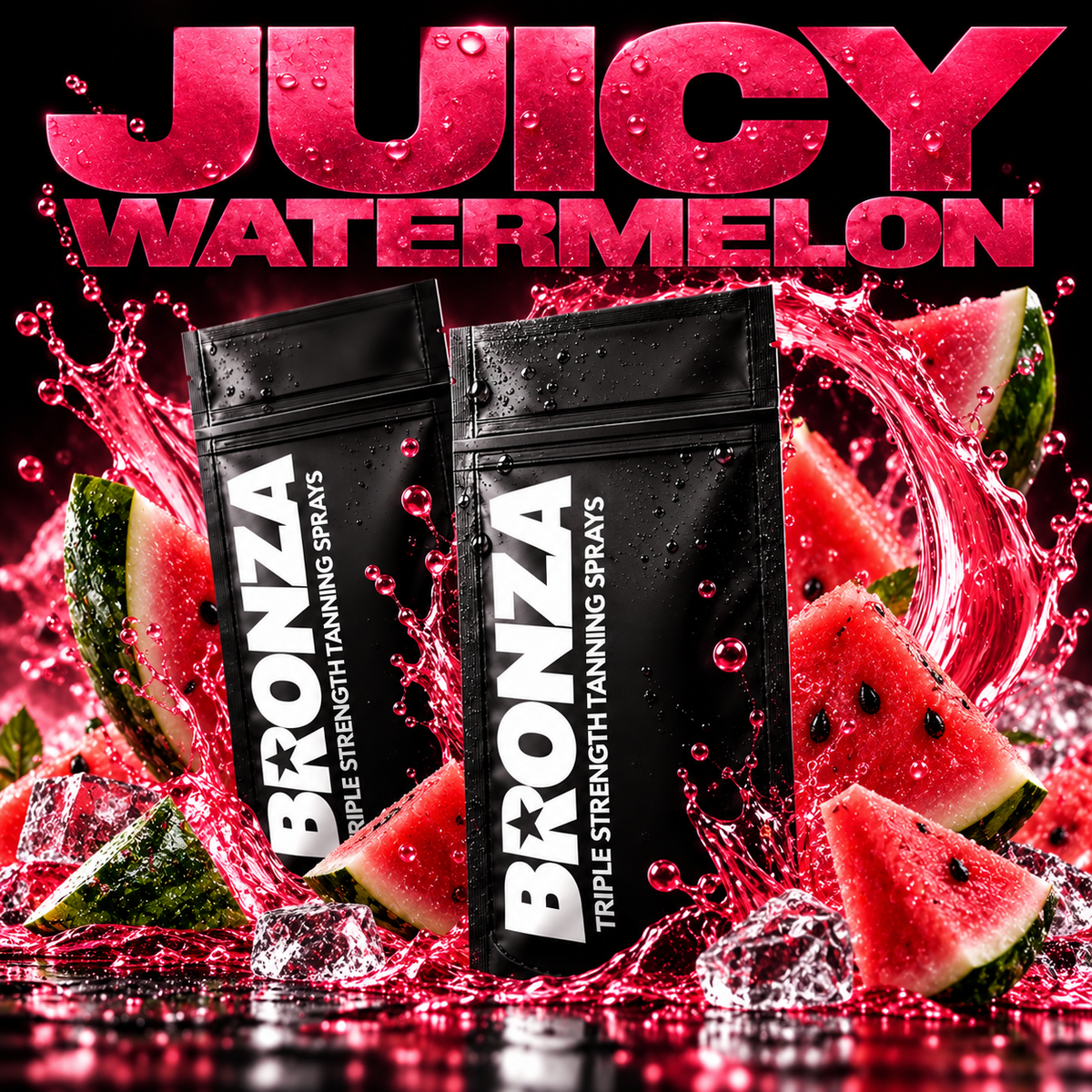 2 Flavoured Triple Strength Bronza Sprays