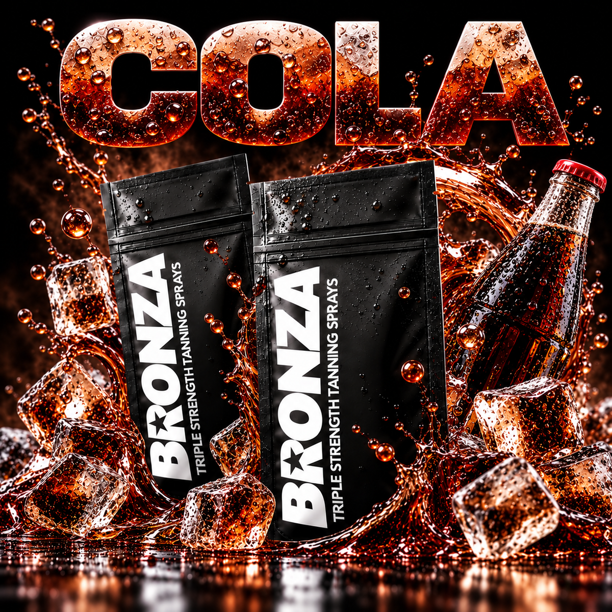 2 Flavoured Triple Strength Bronza Sprays